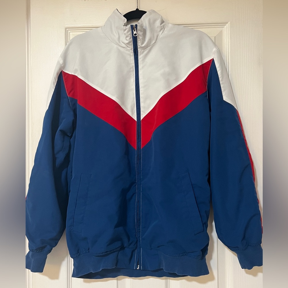VTG Vintage Rare Jacket Red, White, and Blue